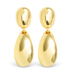 Amanda Blu Gold Harper Mini Drop Stud Earrings with delicate polished gold drop design, available at Be Charmed.