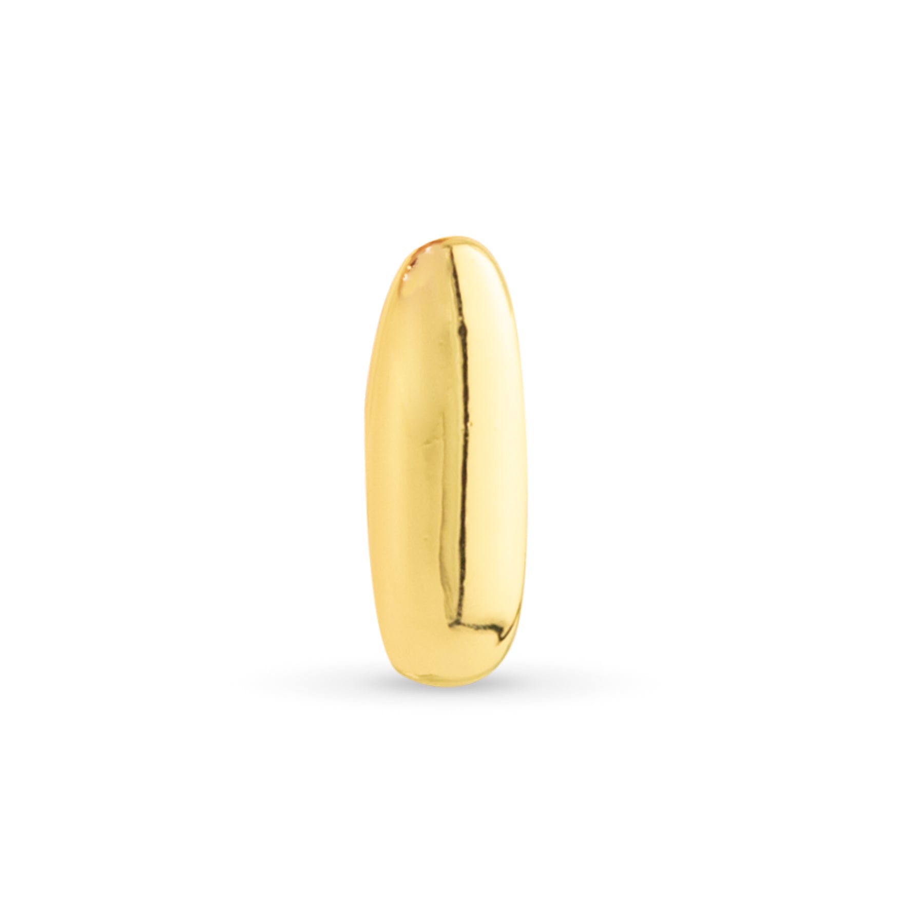 Amanda Blu Gold I Initial Charm featuring a polished gold-tone letter design—ideal for personalizing jewelry and gifting, available at Be Charmed