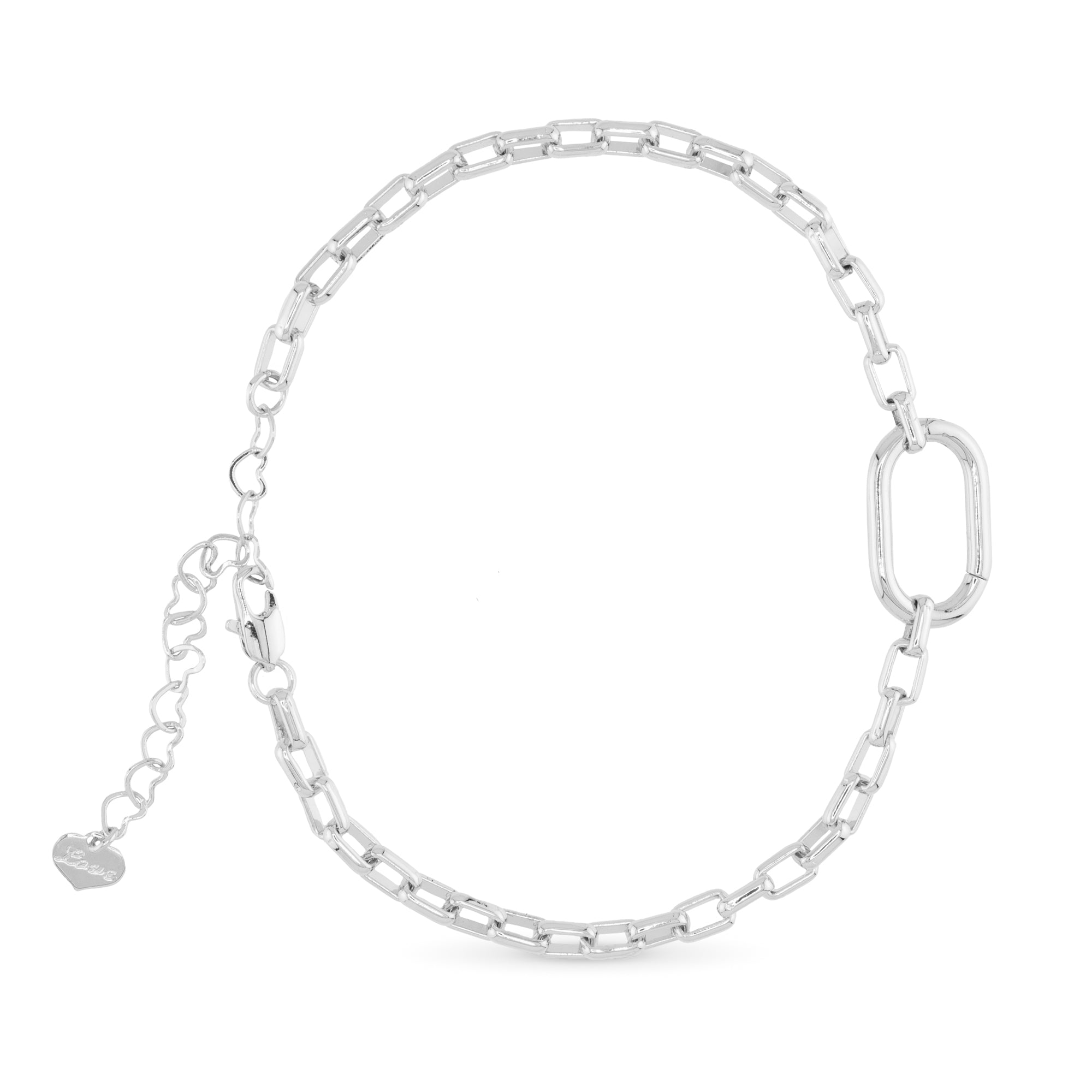 Amanda Blu Silver Ginger Charm Bracelet – Adjustable sterling silver-dipped bracelet perfect for adding your favorite charms. Available at Be Charmed