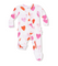 Angel Dear baby onesie with heart pattern on a white background. Available at Be Charmed. 