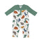 Angel Dear Dino Rocks Romper for Baby Boys at Be Charmed