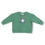 Angel Dear Drop Sleeve Sweatshirt Holiday Plaid – festive baby sweatshirt with rib cuffs, cozy holiday outfit. Available at Be Charmed