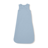Light blue sleep sack bag on a white background. Available at Be Charmed.