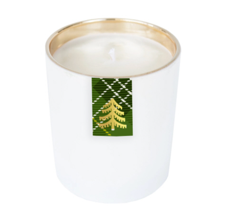 Annapolis Candle Bough Holiday Boxed Candle, featuring a festive scent and elegant packaging, available at Be Charmed.