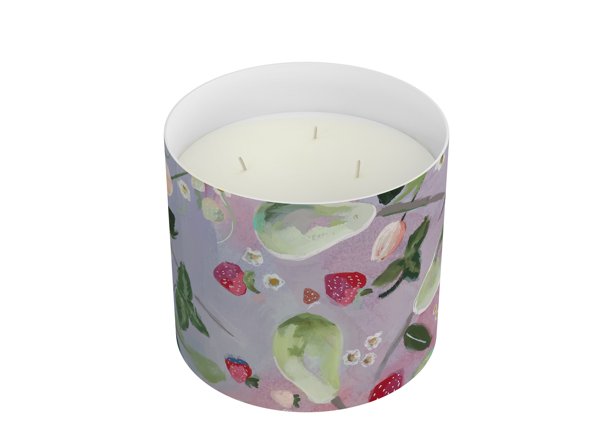 Annapolis Candle Field and Vine 3-Wick Candle by Kim Hovell featuring a fresh blend of juicy berries and apricot in a 12oz soy wax candle, available at Be Charmed