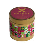 Annapolis Candle Mood:Naughty Candle Tin, featuring a festive scent and elegant packaging, available at Be Charmed.