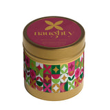 Annapolis Candle Mood:Naughty Candle Tin, featuring a festive scent and elegant packaging, available at Be Charmed.