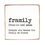 Rustic Marlin 6 x 6 Block Framily Definition