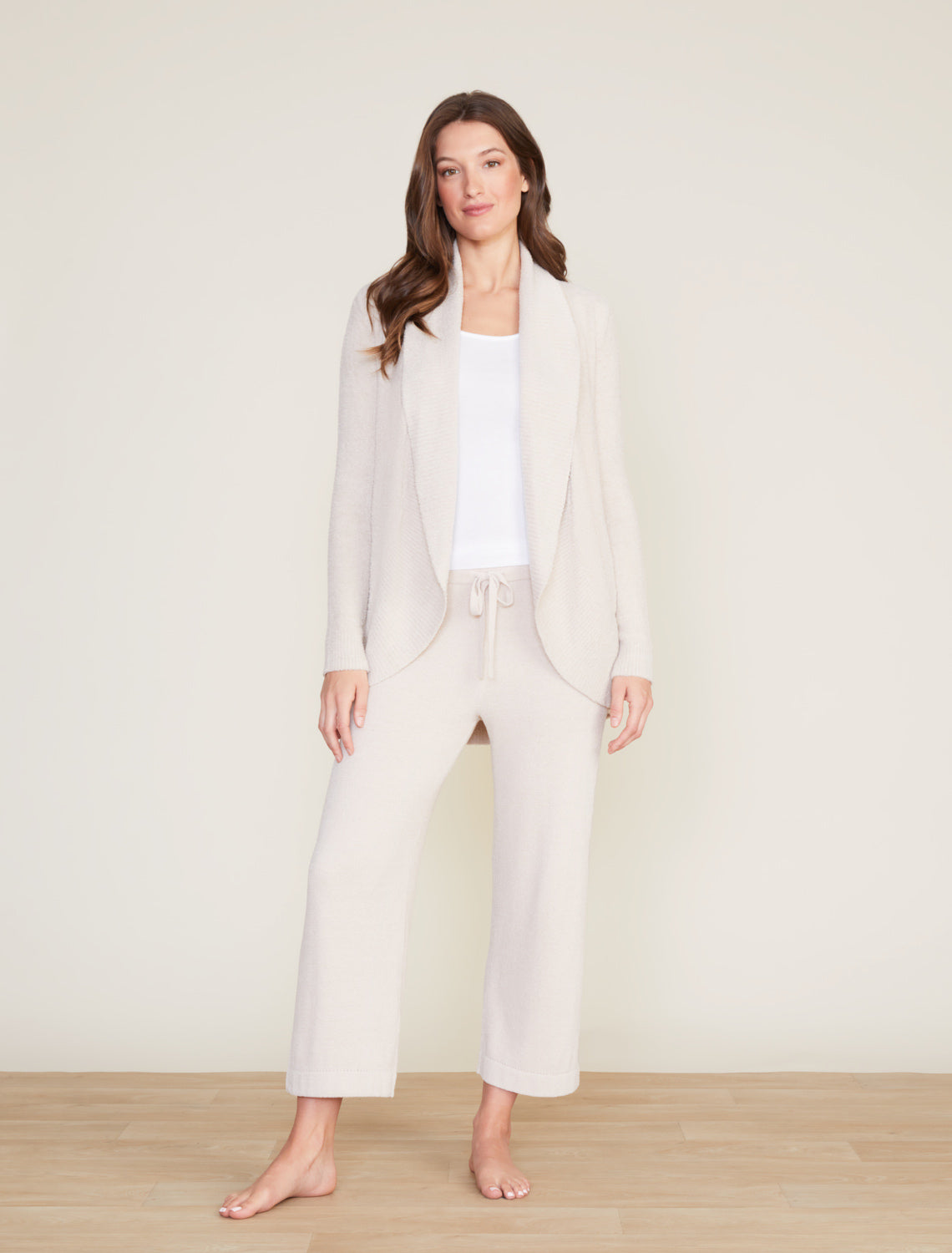 Barefoot Dreams CozyChic Lite Circle Cardi Stone