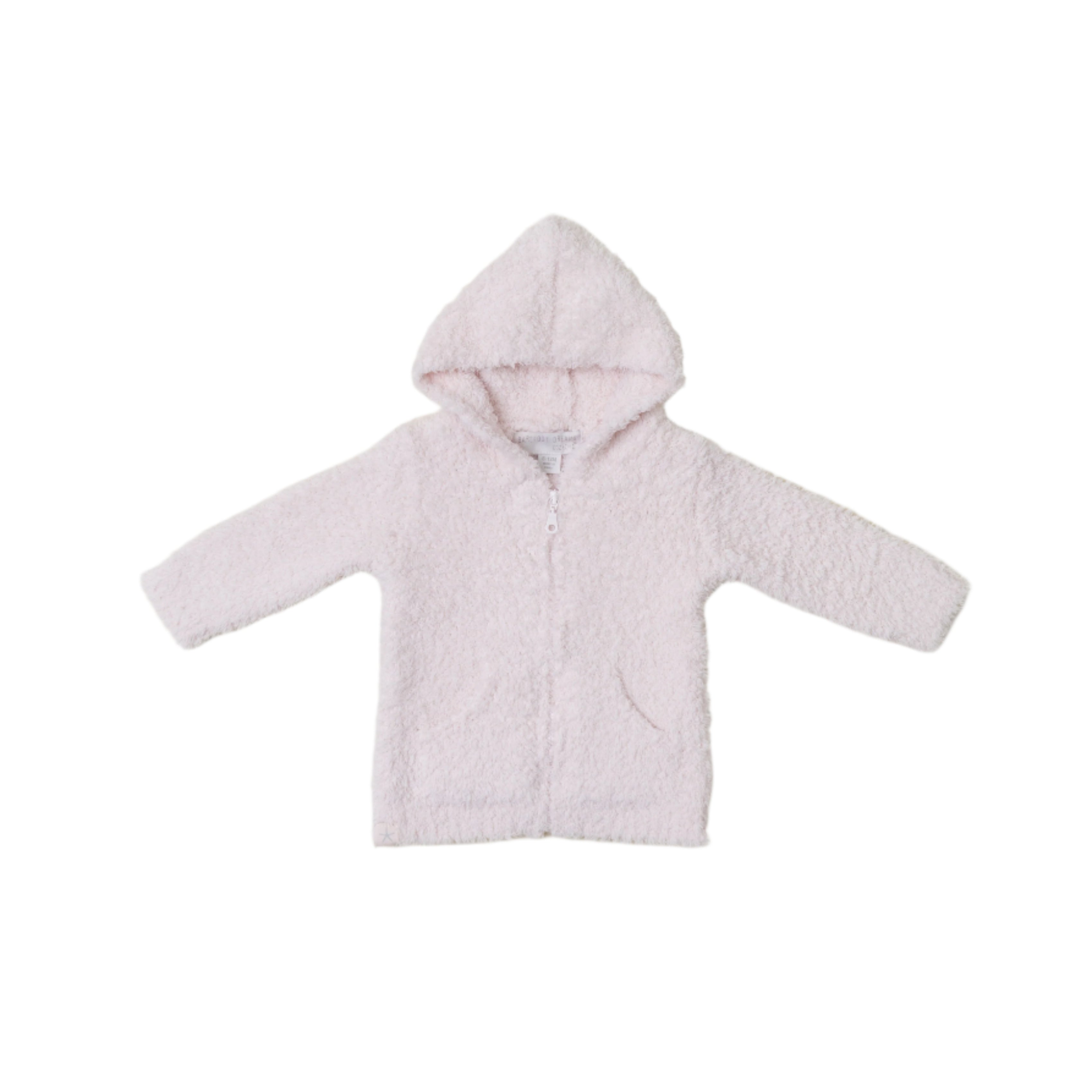 Barefoot Dreams Cozychic Infant Hoodie Pink