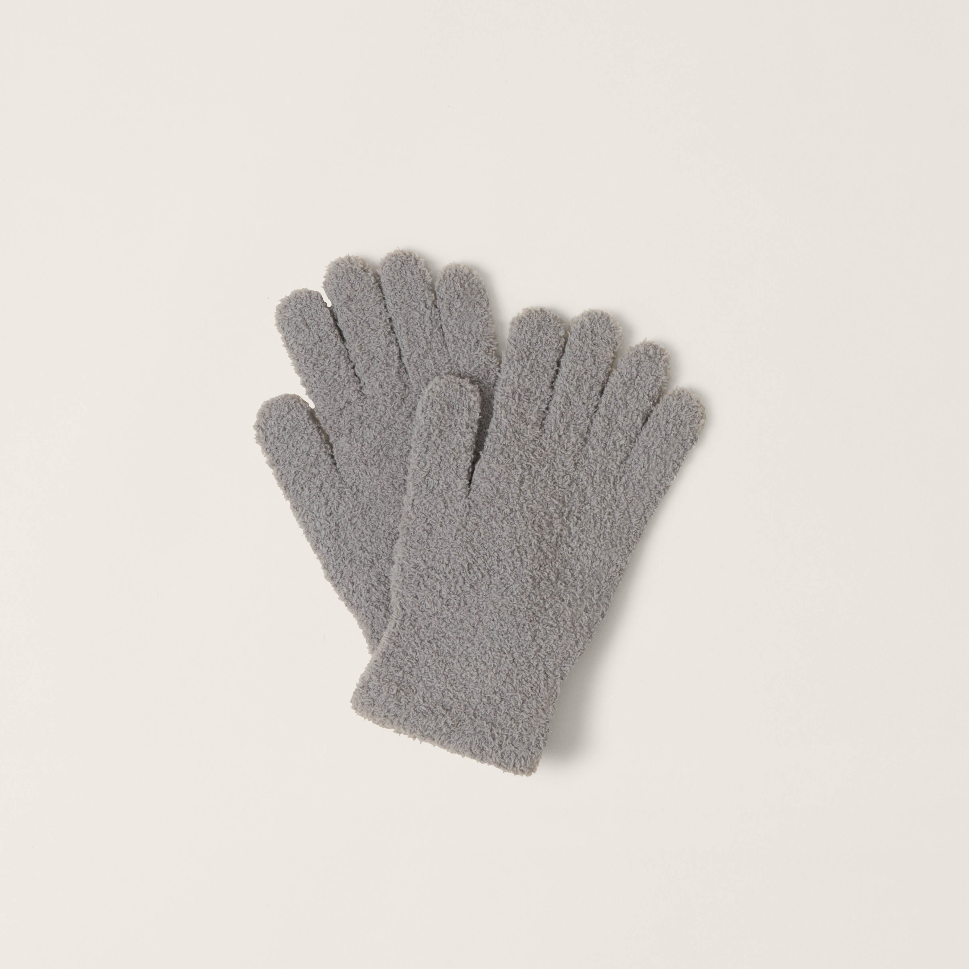 Barefoot Dreams CozyChic Gloves Pewter