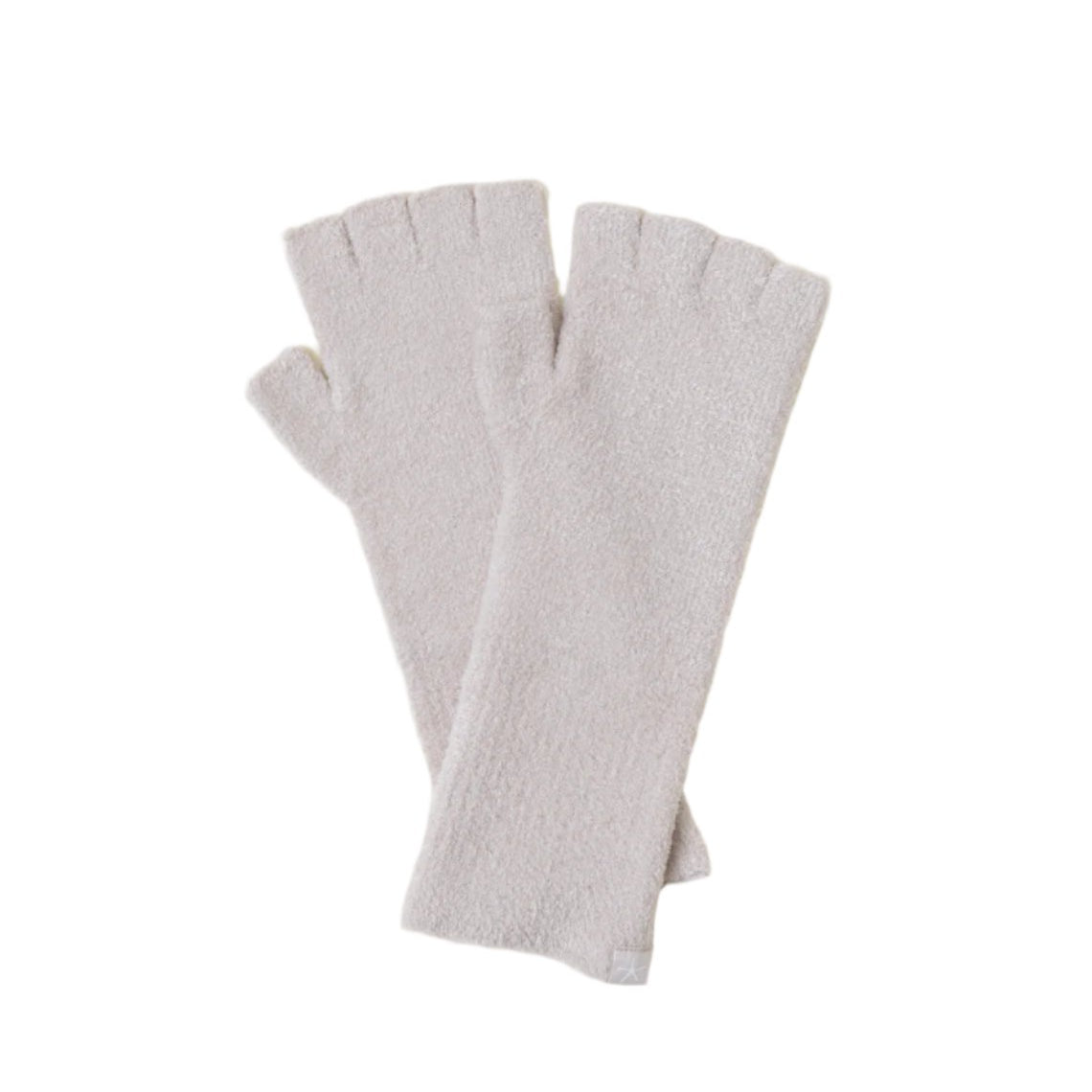 Barefoot Dreams Fingerless Gloves Stone