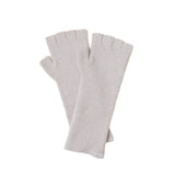 Barefoot Dreams Fingerless Gloves Stone