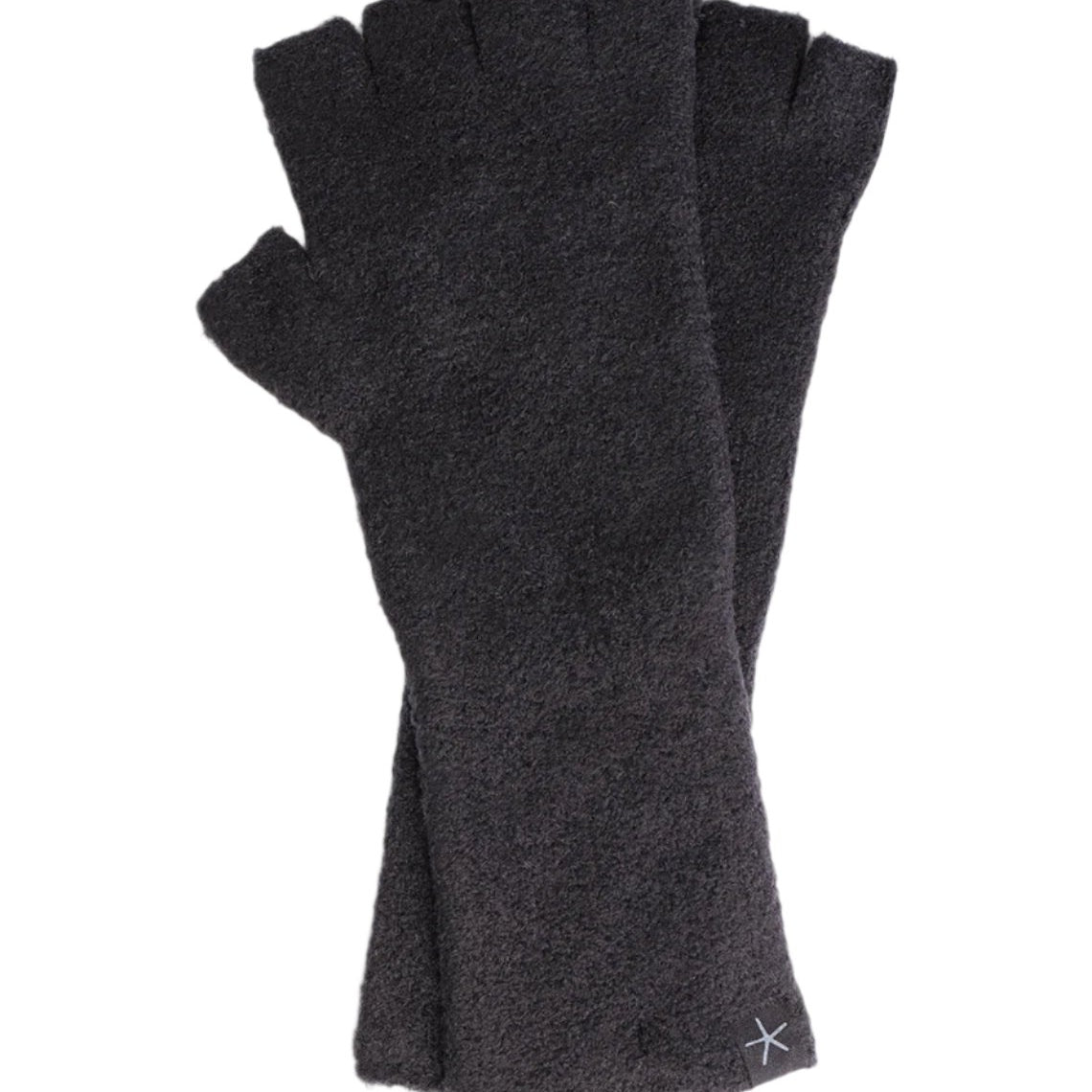 Barefoot Dreams Fingerless Gloves Black