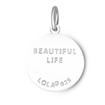 Back of Lola Butterfly pendant symbolizing transformation growth and beauty, meaningful nature-inspired charm jewelry gift, Available at Be Charmed