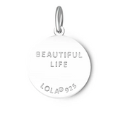 Back of Lola Butterfly pendant symbolizing transformation growth and beauty, meaningful nature-inspired charm jewelry gift, Available at Be Charmed