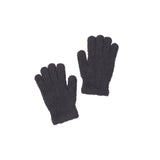 Pair of Carbon Barefoot Dreams gloves on a white background. Available at Be Charmed