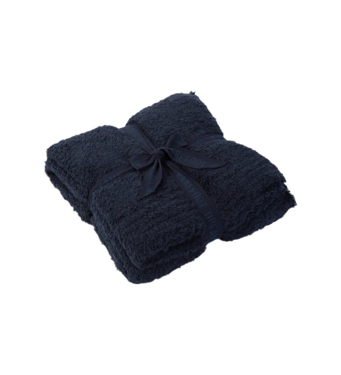 Indigo Barefoot Dreams CozyChic Throw in neutral tone, ultra-soft microfiber knit, 54×72″, available at Be Charmed.