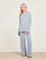 Moonbeam CozyChic Ultra Lite Wave Shirt by Barefoot Dreams, breathable lightweight knit with wave texture, available at Be Charmed.