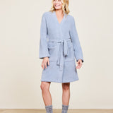 Barefoot Dreams Cozychic Solid Robe Moonbeam