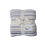  Barefoot Dreams Moonlight Multi CozyChic Narwhal Stroller Blanket, available at Be Charmed