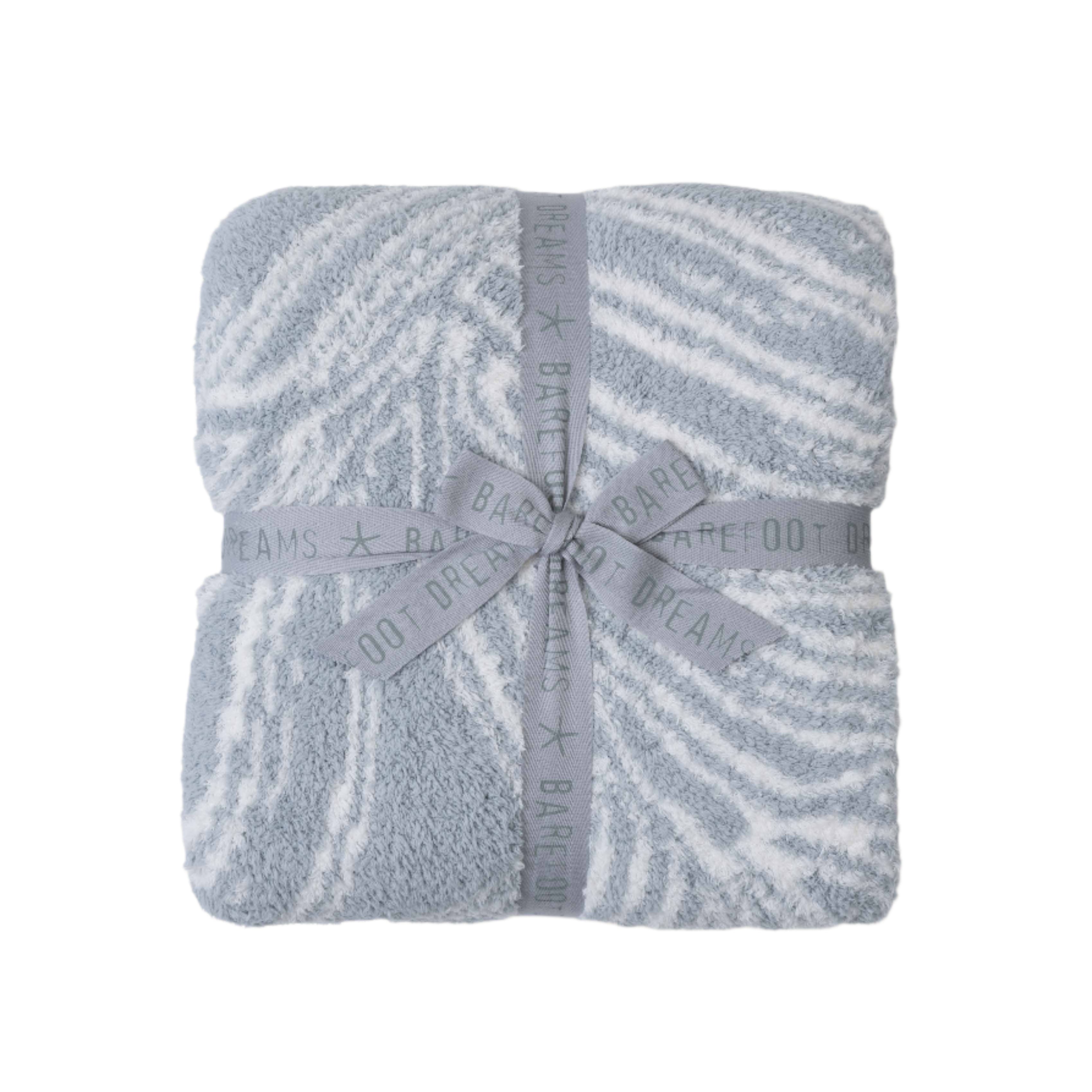 Moonwater Pearl CozyChic Flowing Petals Throw by Barefoot Dreams, soft multi‑hued plush blanket, available at Be Charmed