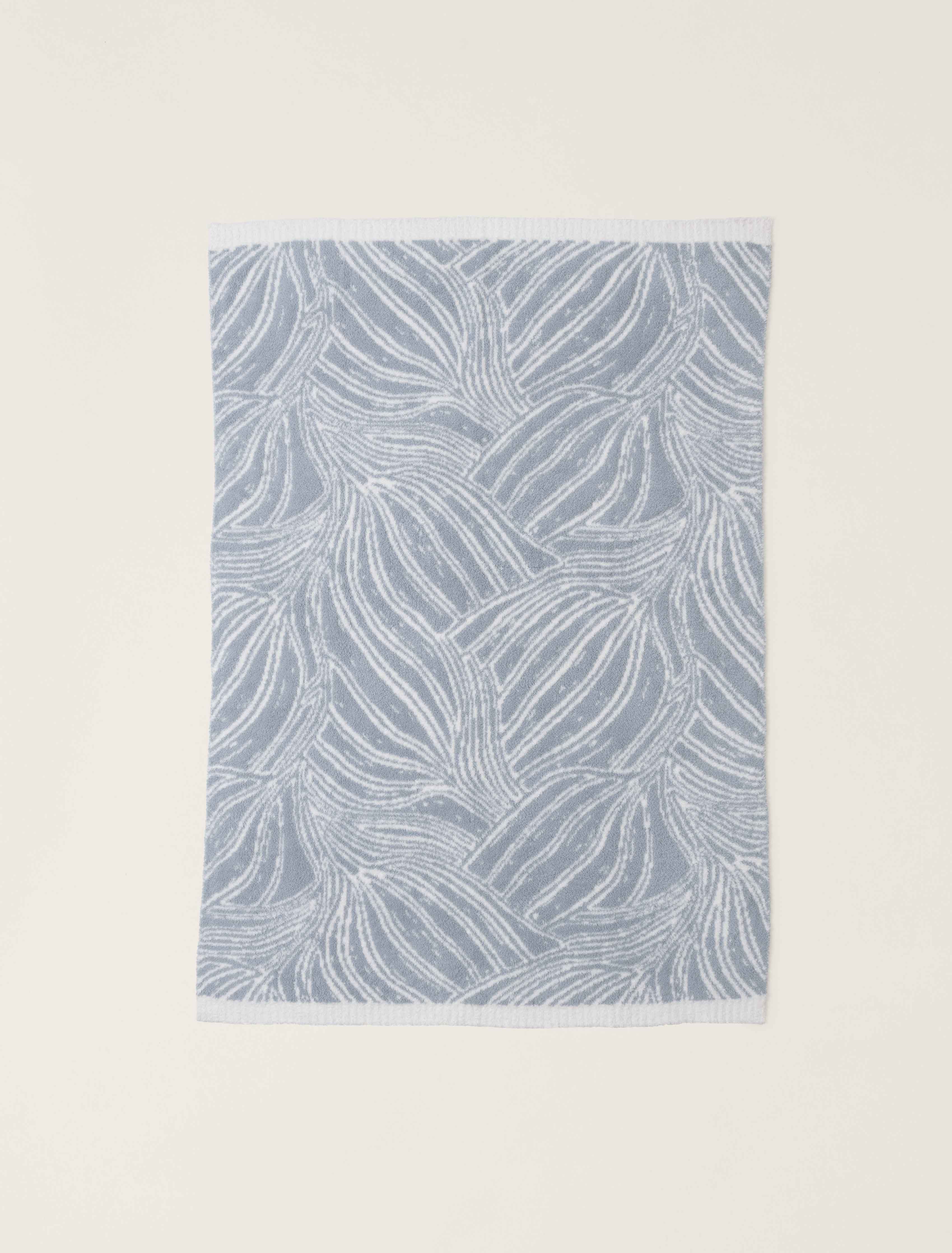 Opened Moonwater Pearl CozyChic Flowing Petals Throw by Barefoot Dreams, soft multi‑hued plush blanket, available at Be Charmed