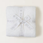 CozyChic Pearl Stroller Blanket by Barefoot Dreams, plush stroller throw, available at Be Charmed
