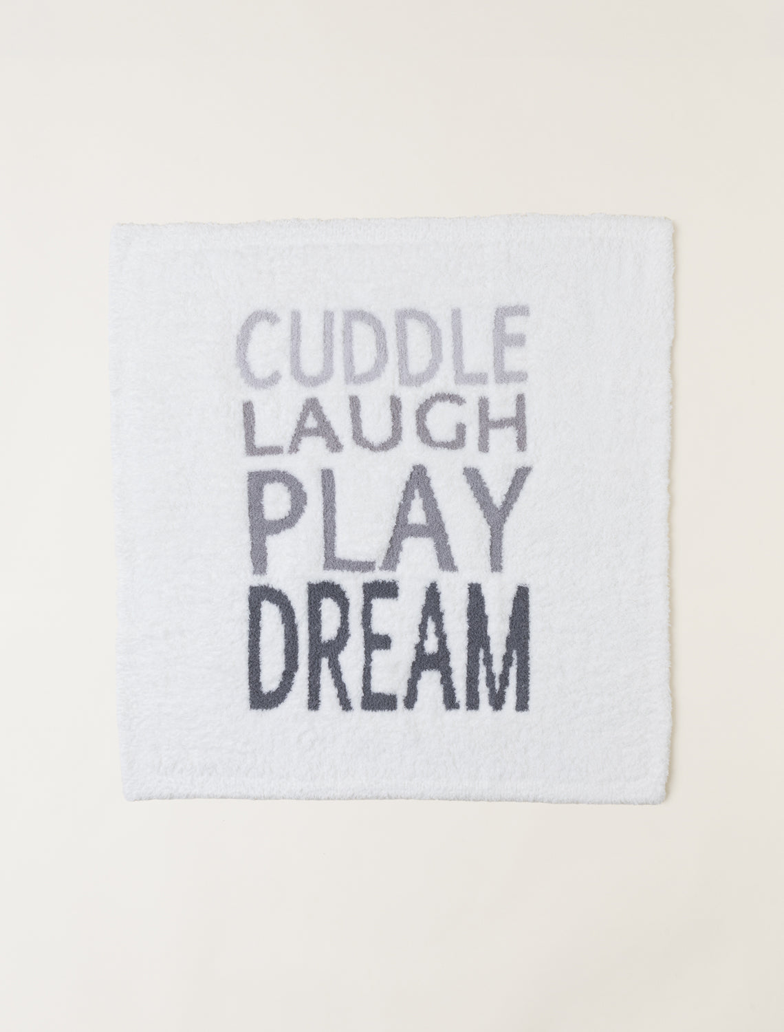 CozyChic Pearl Multi Cuddle Laugh Play Dream blanket by Barefoot Dreams, soft multi-color plush throw, available at Be Charmed
