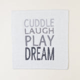 CozyChic Pearl Multi Cuddle Laugh Play Dream blanket by Barefoot Dreams, soft multi-color plush throw, available at Be Charmed