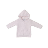 Pink CozyChic Infant Hoodie by Barefoot Dreams, ultra-soft baby pullover with hood, available at Be Charmed