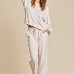 Barefoot Dreams MC Brushed Fleece Pullover Sand Dune