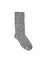 Barefoot Dreams CozyChic heathered crew socks in slate blue and white, ultra‑soft fabric, available at Be Charmed.