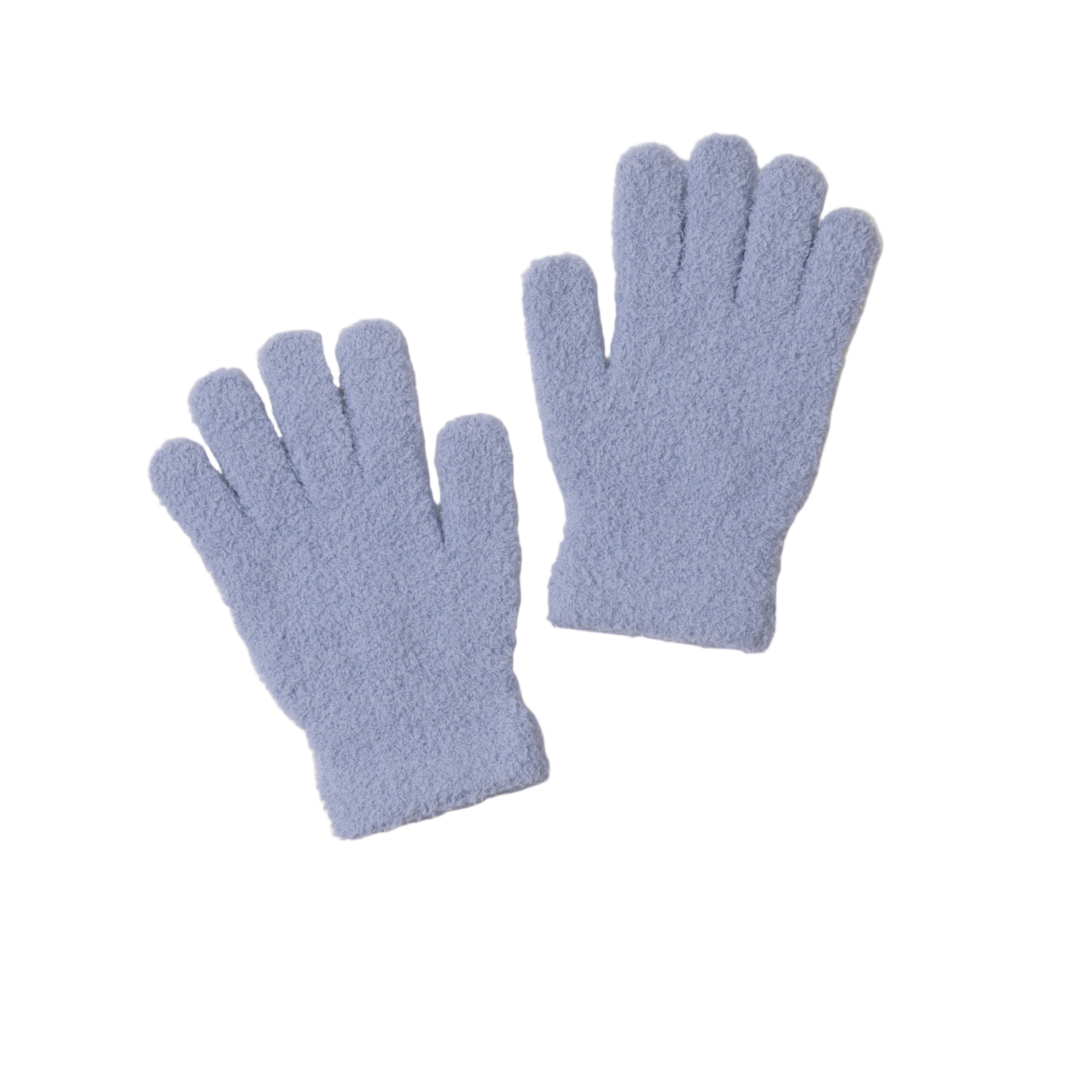 Pair of Snow Drop Barefoot Dreams gloves on a white background. Available at Be Charmed