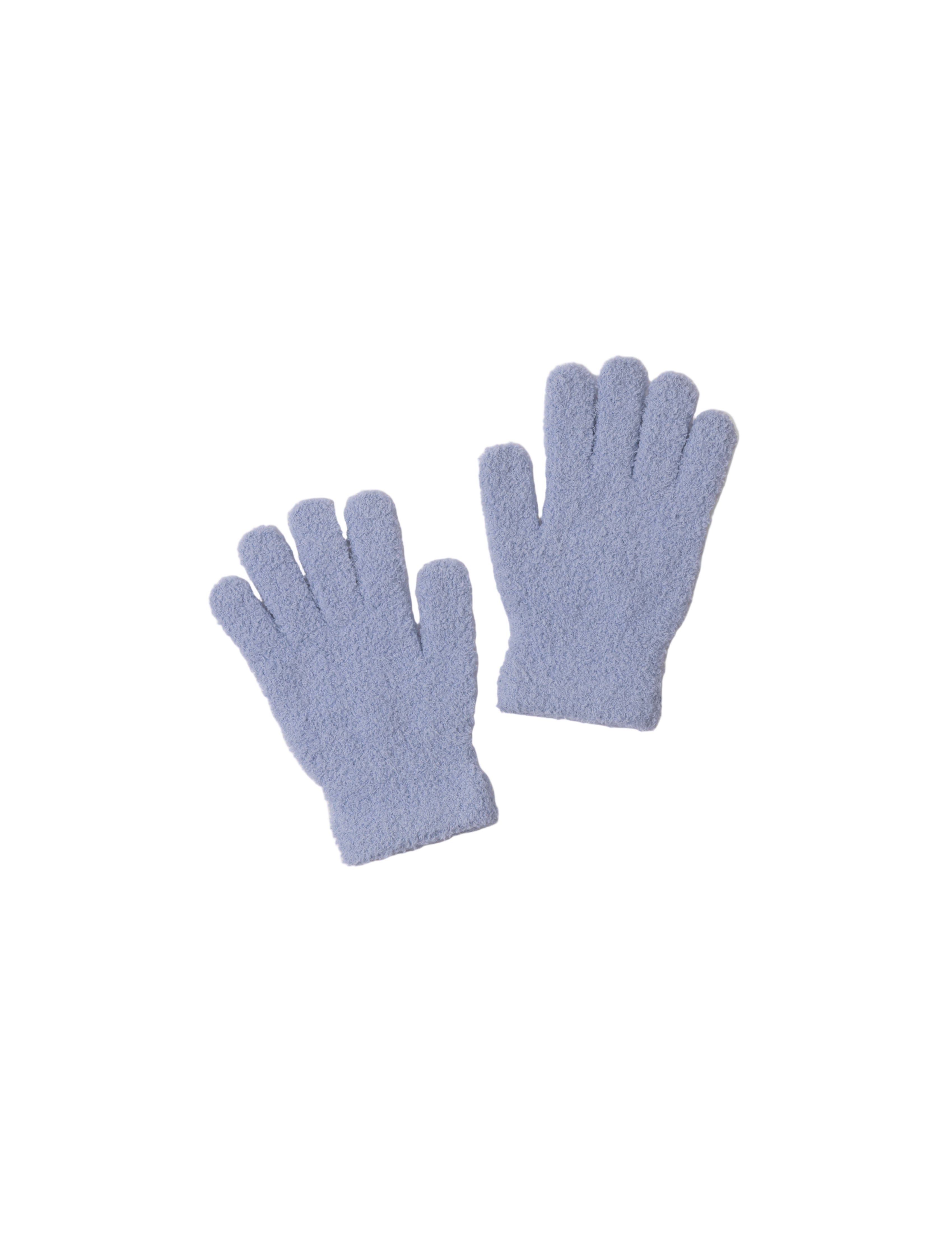 Pair of Snow Drop Barefoot Dreams gloves on a white background. Available at Be Charmed