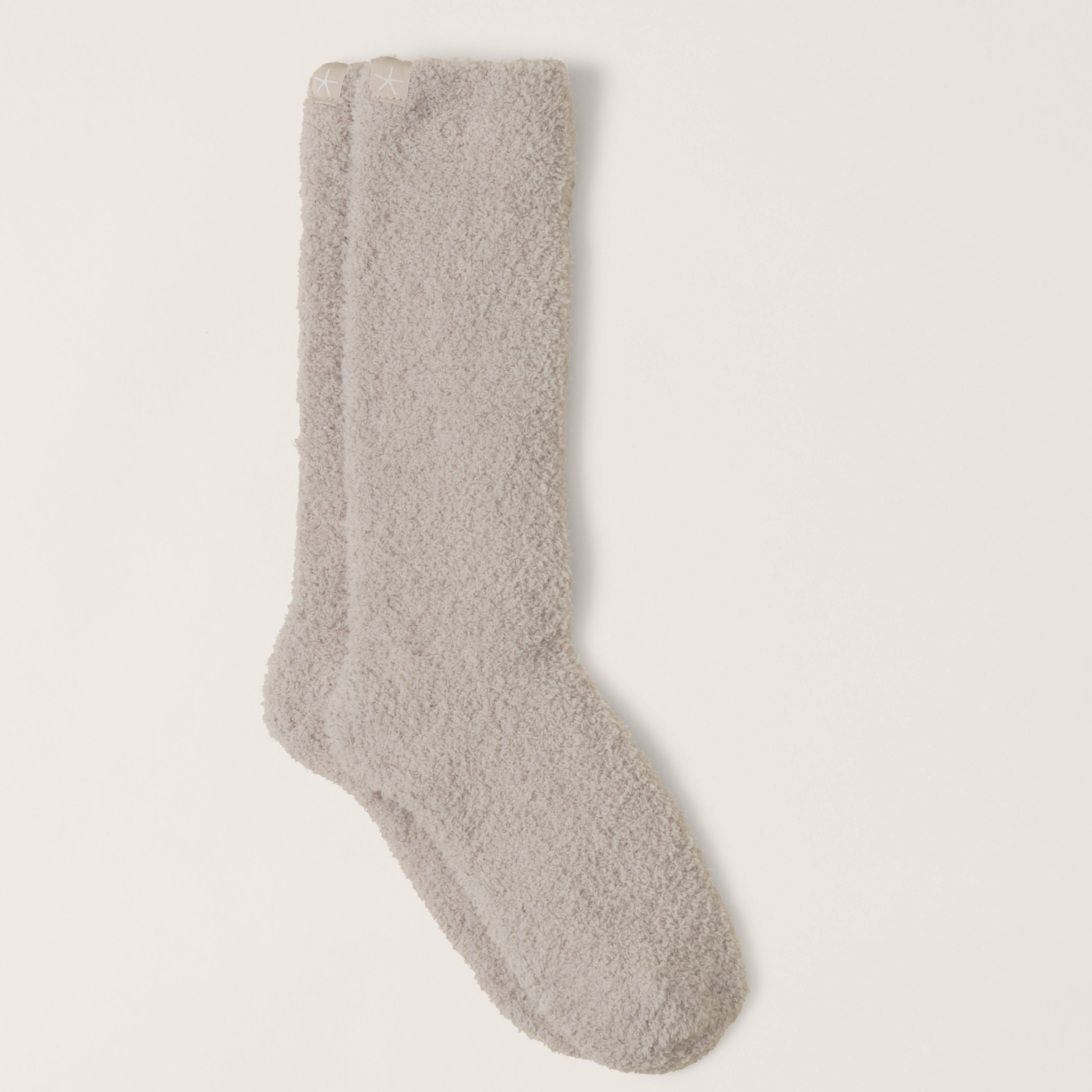 Stone Barefoot Dreams CozyChic youth socks in heathered and athletic styles, soft microfiber, available at Be Charmed.