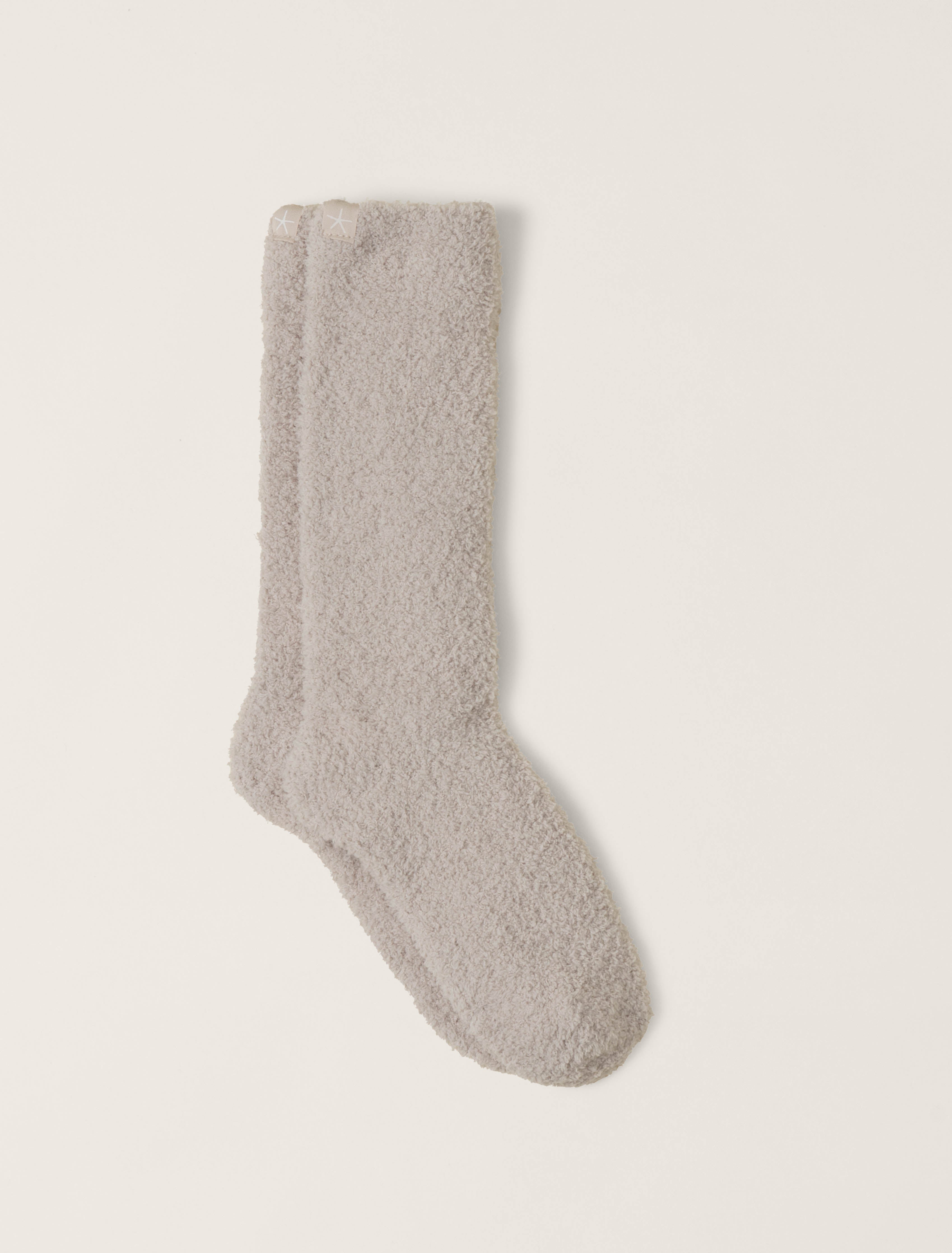 Stone Barefoot Dreams CozyChic youth socks in heathered and athletic styles, soft microfiber, available at Be Charmed.