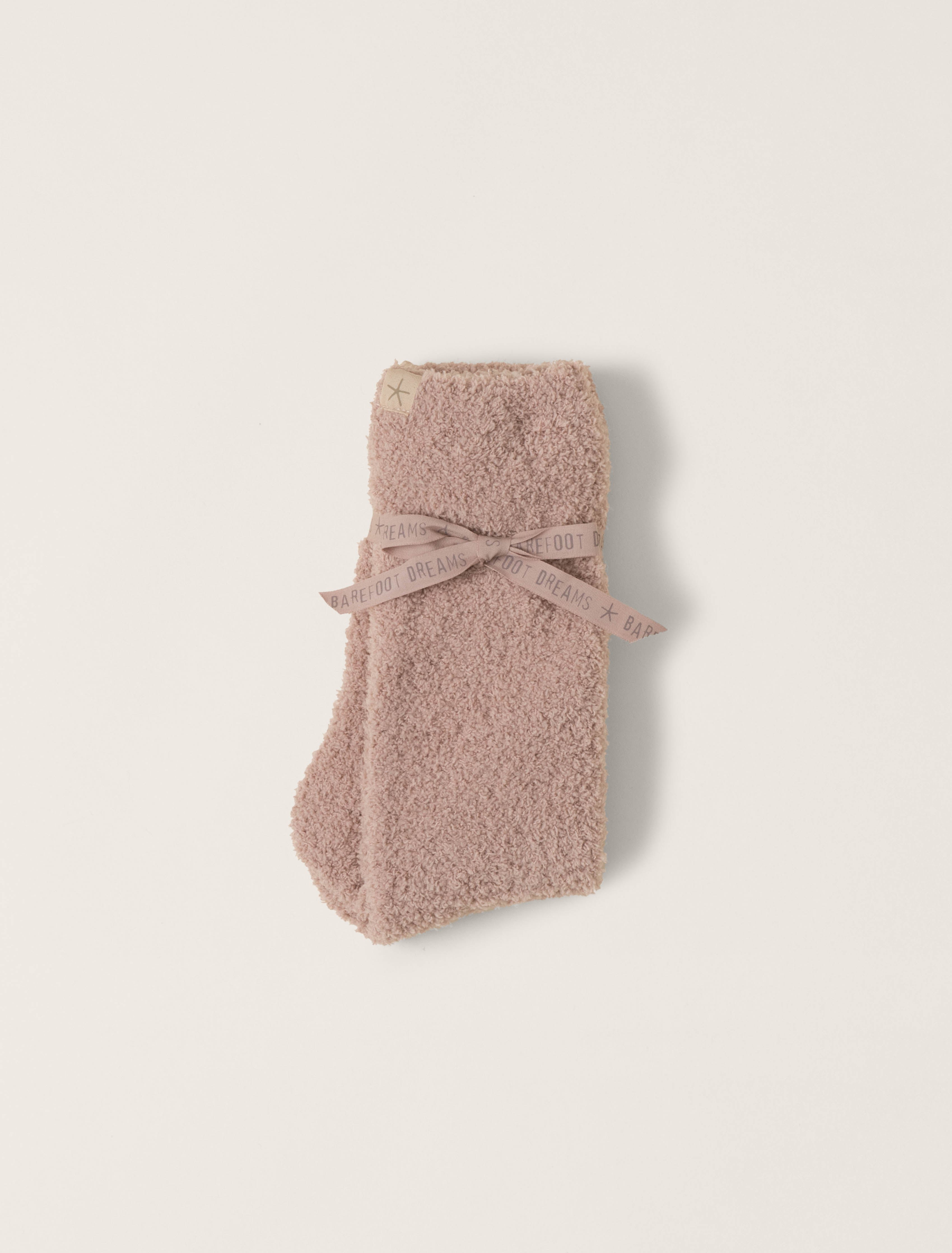 Folded Willow Barefoot Dreams CozyChic youth socks in heathered and athletic styles, soft microfiber, available at Be Charmed.