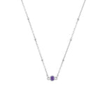 February FYB Jewelry sterling silver birthstone necklace available at Be Charmed.
