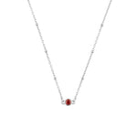 January FYB Jewelry sterling silver birthstone necklace available at Be Charmed.