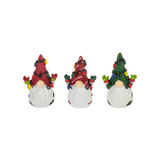 Three festive gnomes with winter accessories on a white background. Available at Be Charmed