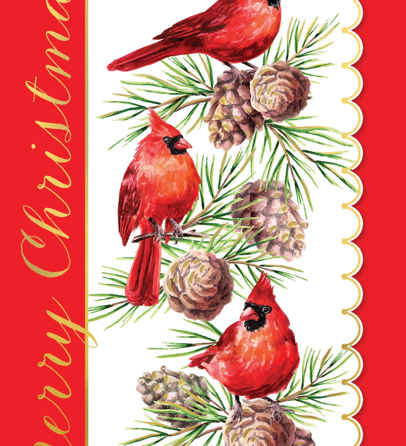 Pictura Merry Christmas card featuring a classic holiday illustration available at Be Charmed