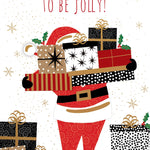 Pictura Tis the Season to Be Jolly Christmas card featuring festive holiday typography and greeting available at Be Charmed