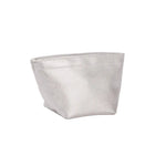 Silver Faux Leather Scout Crown Jewels cosmetic pouch featuring a water-resistant zipper bag for tra