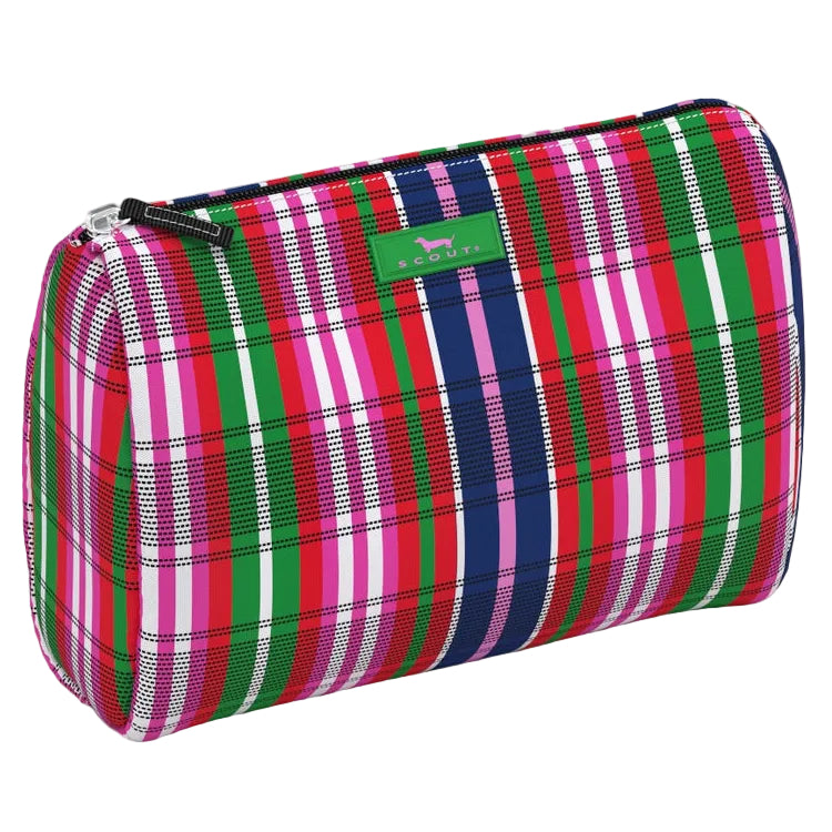Wrap Battle Scout Packin Heat toiletry bag featuring a spacious travel cosmetic pouch available at Be Charmed