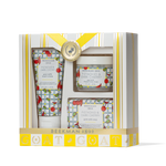 Beekman 1802 gift set with a bottle and two cards on a white background. Available at Be Charmed