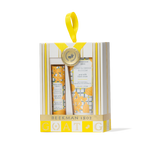 Beekman 1802 gift set with yellow accents on a white background. Available at Be Charmed