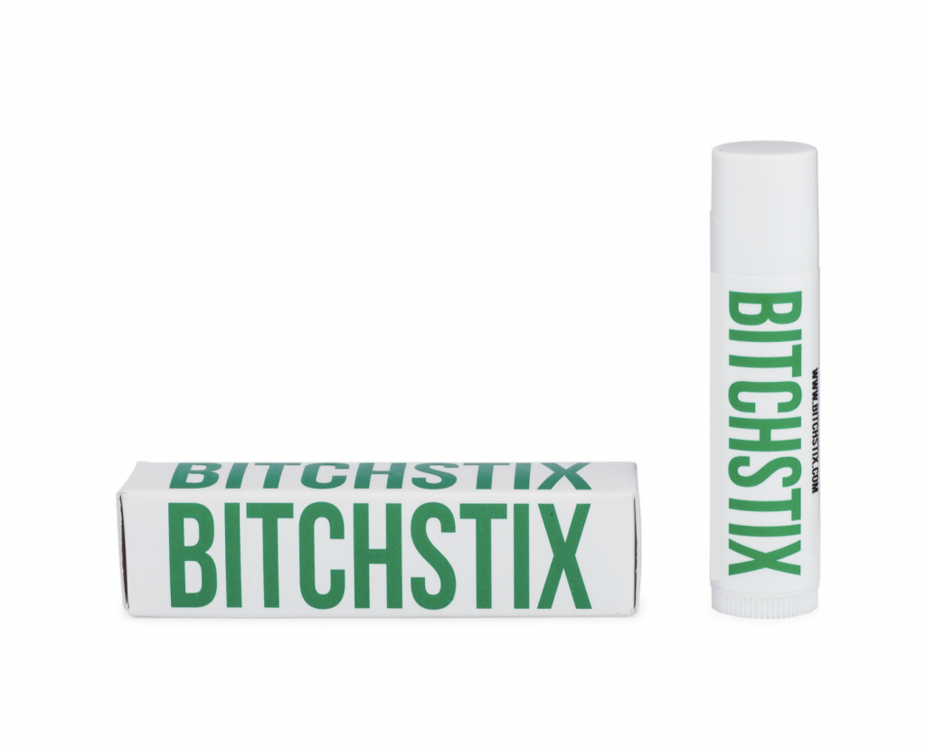 Pink Watermelon BITCHSTIX product packaging on a white background. Available at Be Charmed