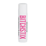 Bitchstix Very Raspberry SPF 30 Lip Balm tube featuring bold pink branding and SPF 30 protection, available at Be Charmed.