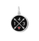 Black Lola 143 I Love You pendant featuring symbolic numeric message expressing love and connection, meaningful jewelry gift, Available at Be Charmed